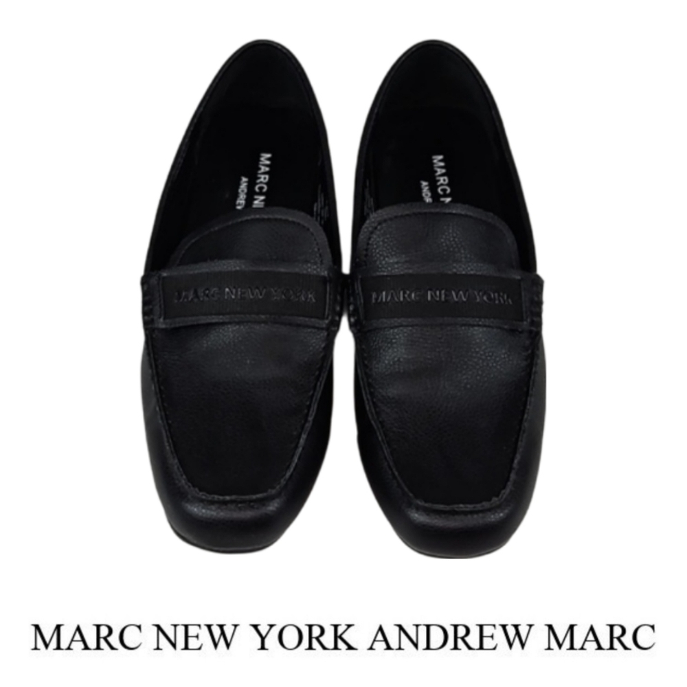 Marc New York Loafers Comfortable Dress Shoes  Black, Size 8.5
